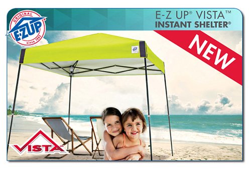 приложение на шатра E-Z UP Vista за почивка