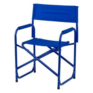 режисьорски стол E-Z UP® - стандартен размер, син