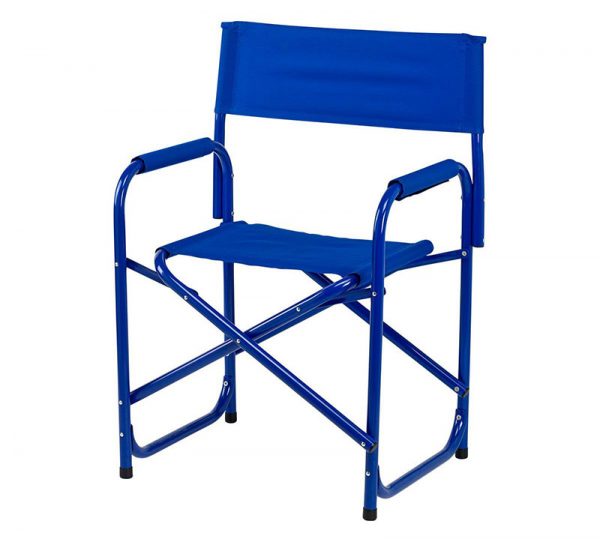 режисьорски стол E-Z UP® - стандартен размер, син