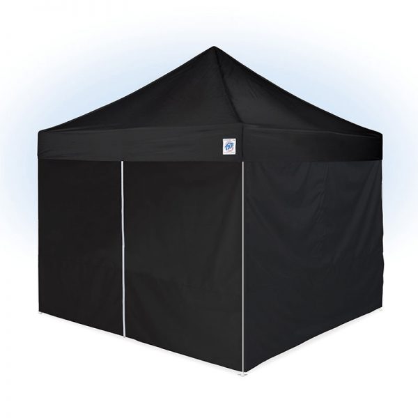 шатра за отдих E-Z UP® Vantage™ 3x3м. черна - плътно затворена с 4 страници