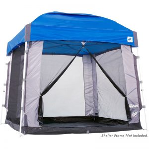 Скрийн куб за шатра с прави крака в комплект със синя шатра Dome
