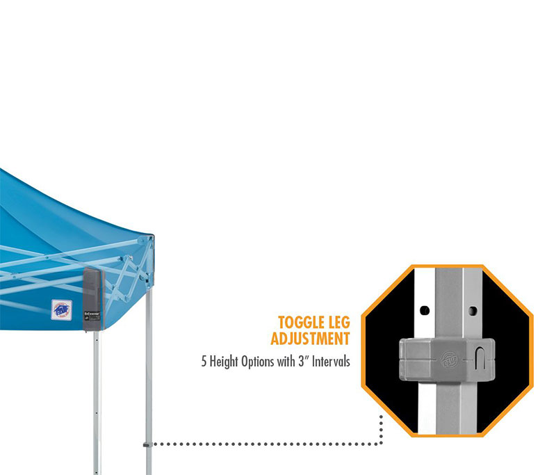 Шатра Endeavor технология Toggle Leg Adjustment