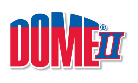 логото на новия модел шатра за отдих E-Z UP® Dome®