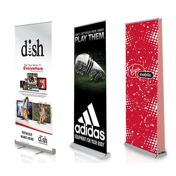 3 броя рекламни банери E-Z UP® Roll Up Banners