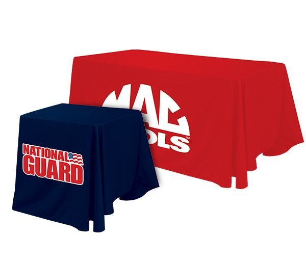 рекламни покривки за маси E-Z UP® Table Throws малък и голям размер