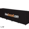 черно покривало за сгъваема маса E-Z UP® Instant Table™ Cover размр 2х10