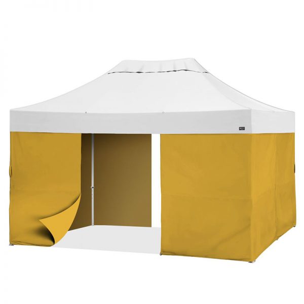 голяма луксозна шатра Bungalow® Cabana 3x4.5м. с пуснати страници