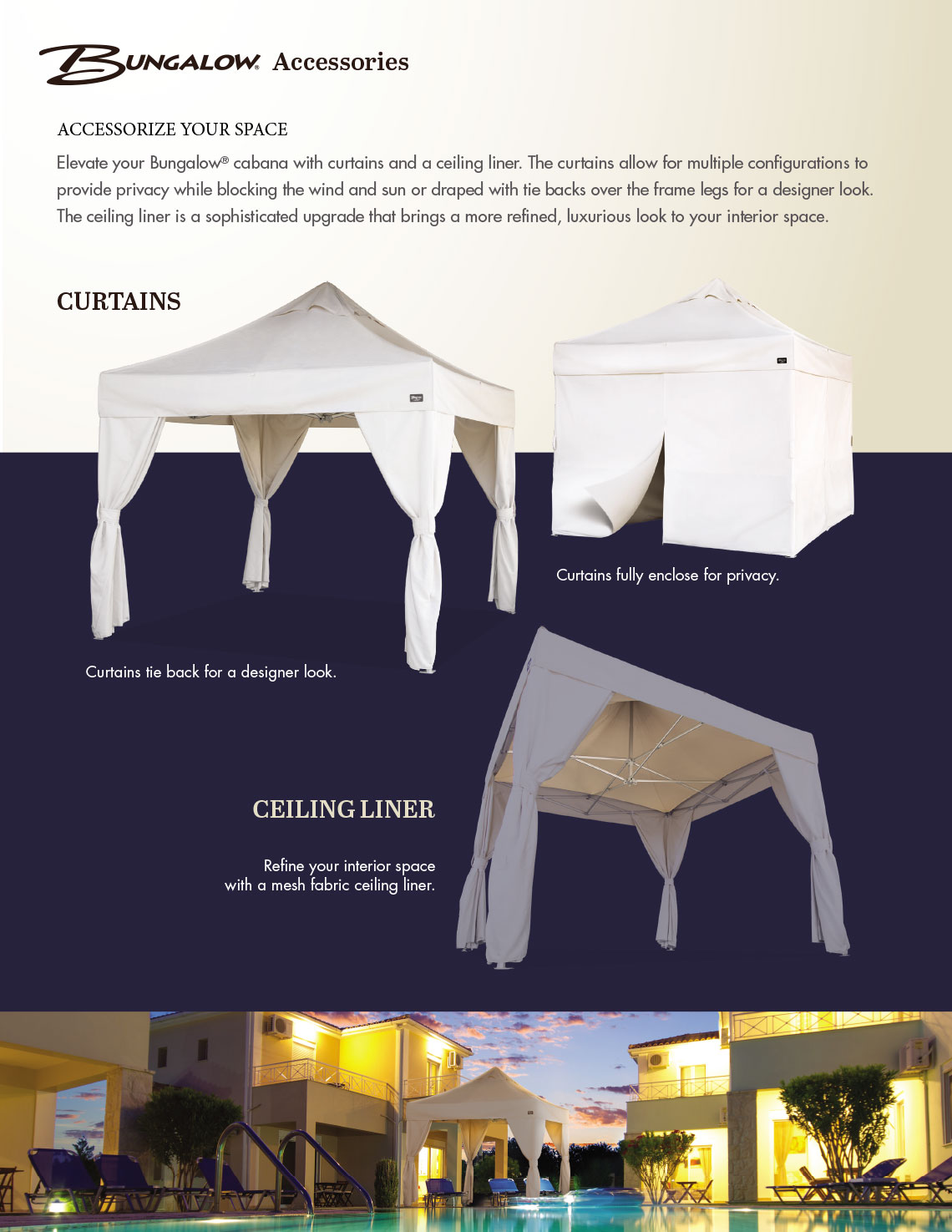 спецификации на луксозна шатра Bungalow® Cabana - страница 5