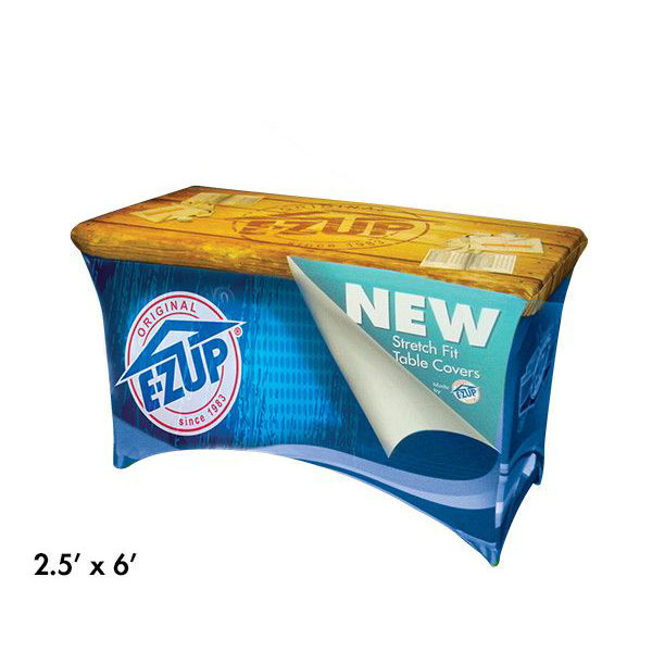 разтегателни рекламни покривала за маси E-Z UP® Stretch Fit 0.8 x 1.8 м.