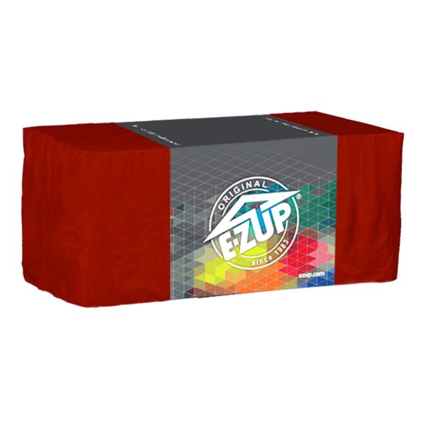 рекламен тишлайфер за маса E-Z UP® Table Runner червен