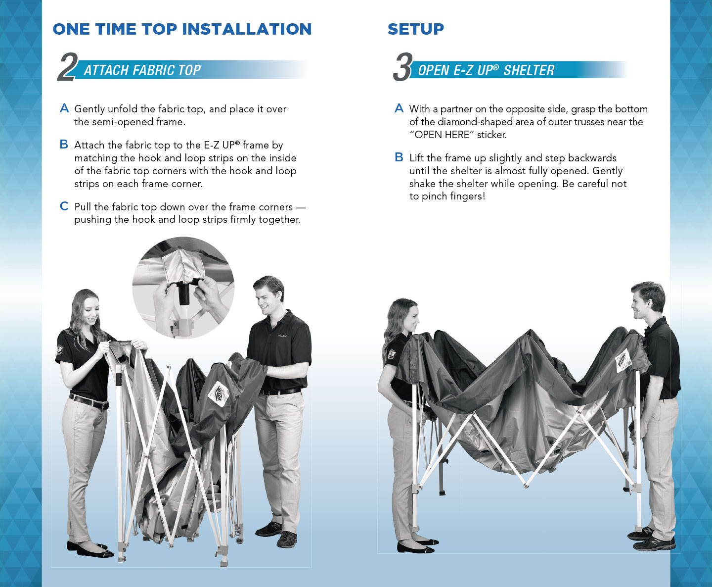 Ръководство на шатра с UV защита Vista страница 4