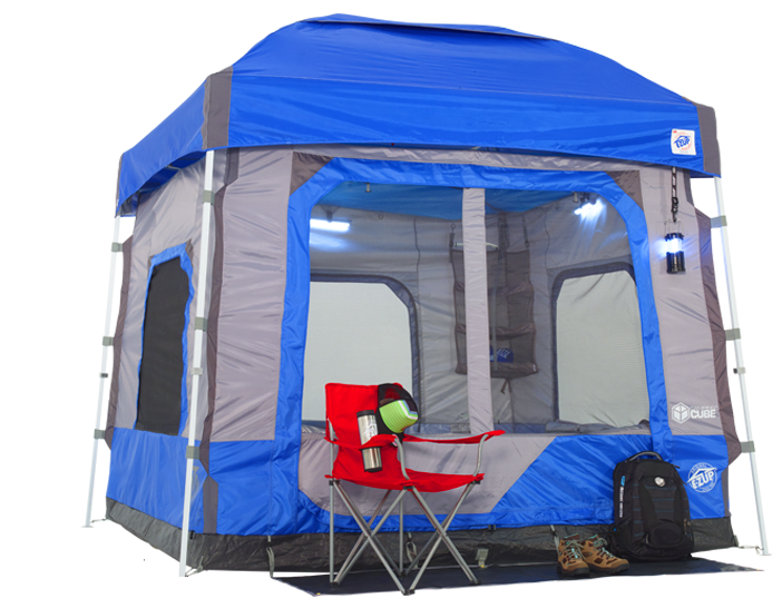 Camping Cube in blue color