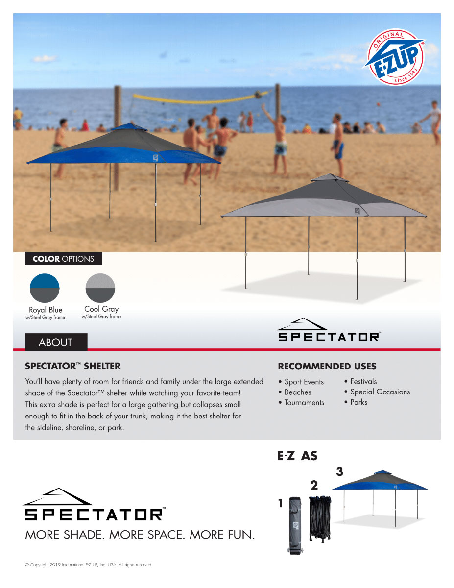 Брошура и спецификации шатра Spectator 4x4м. страница 2